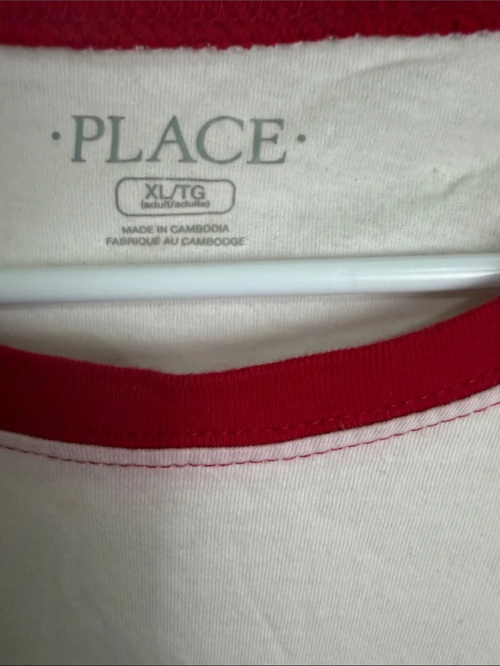 Place Red & White Buffalo Plaid Bear 'PAPA' Raglan Tee